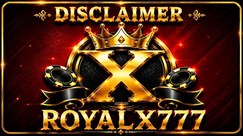 RoyalX777 Disclaimer RoyalX777 Disclaimer Page