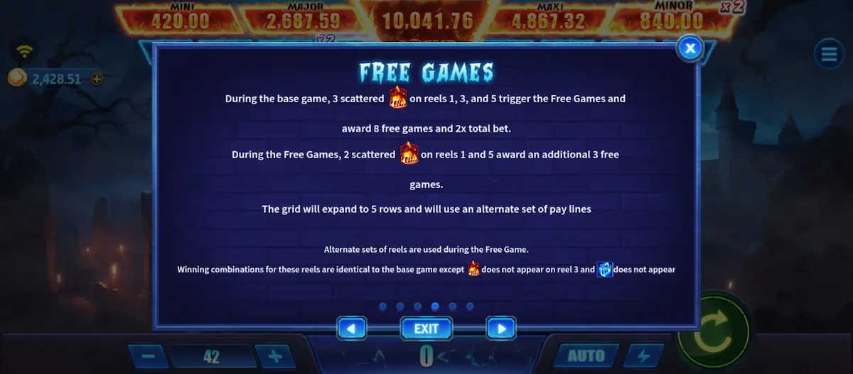 Mr Frankenstein Free Games feature screen