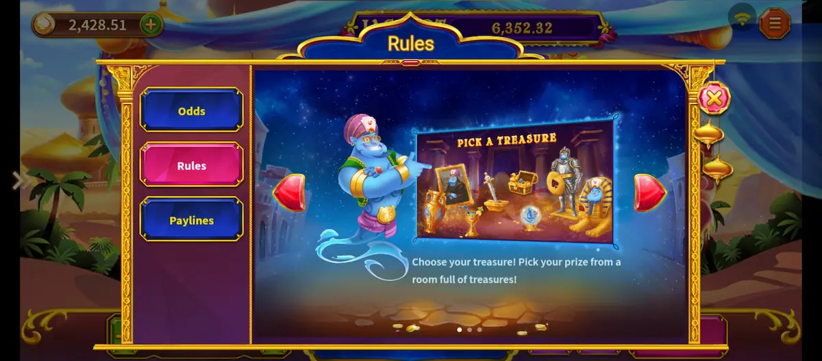 Crazy Elves Game Rules Crazy Elves Game rules showing gameplay instructions and special feature information