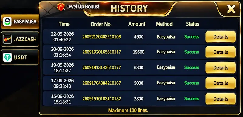 Royalx777 Easypaisa withdrawal test result in Pakistan